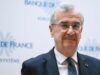 Villeroy: “L’economia e i mercati azionari diventano sempre più instabili. La BCE aumenterà i tassi d’interesse se necessario”