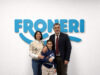 Gioele prepara il suo gelato presso l’impianto di Ferentino.